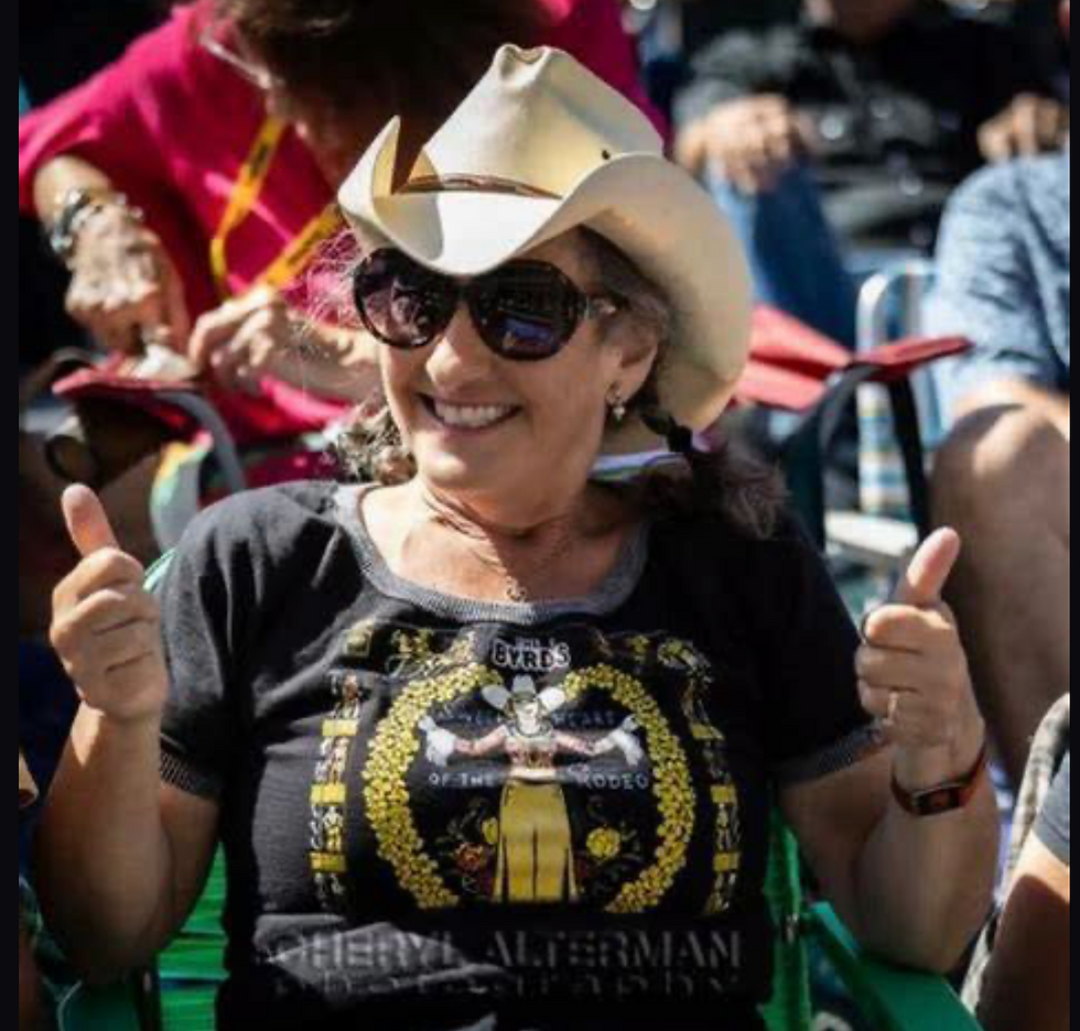 Jeanie at Hardly Strictly Bluegrass 2025 (her happy place)