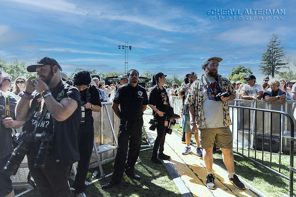 The photo pit