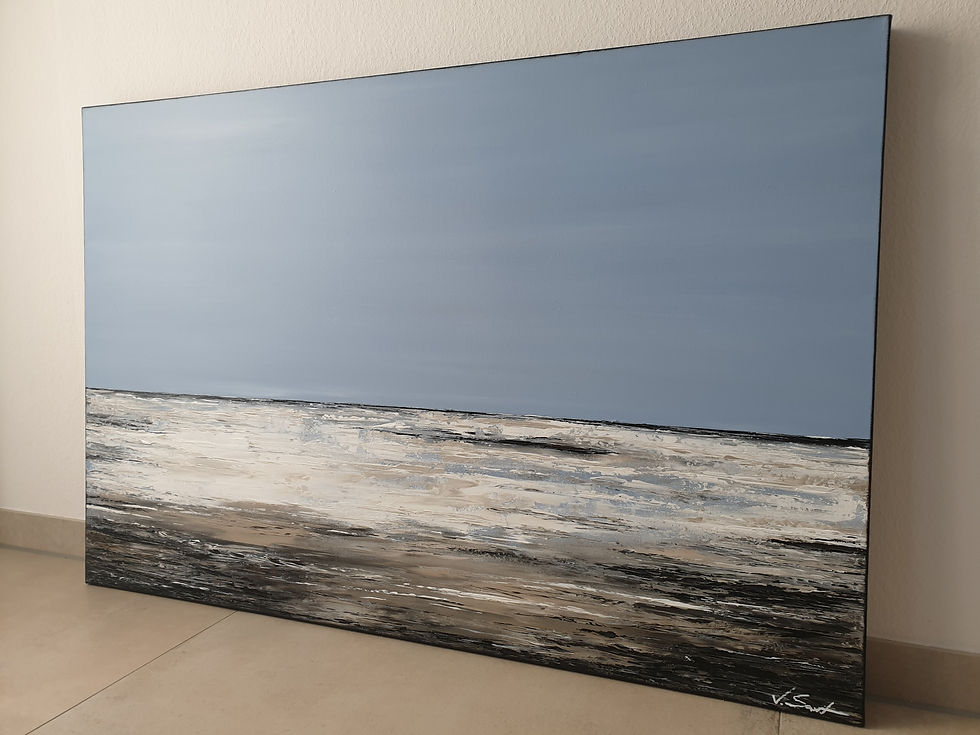 Miniaturbild: Acryl Gemälde "SEA VIEW III" 120x80cm Acrylbild Abstrakt, Modern