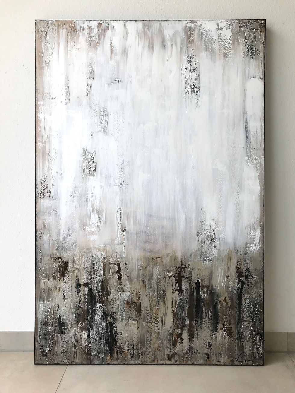 Miniaturbild: XL Acryl Gemälde "TERRA LIGHT" 80x120cm Abstrakt