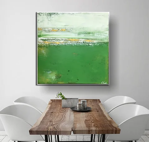 Acryl Gemalde Abstrakt Handgemalt Calm 80x80 Kunst By Victoria