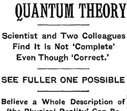 Spooky Action at a Distance - The EPR Paradox