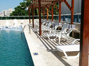 Piscinas y salida al mar en el Laguito, Cartagena