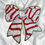 Thumbnail: Christmas Cakes Bow Chenille Iron-on Patch