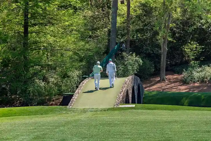 Image of Golfers At National Augusta Course