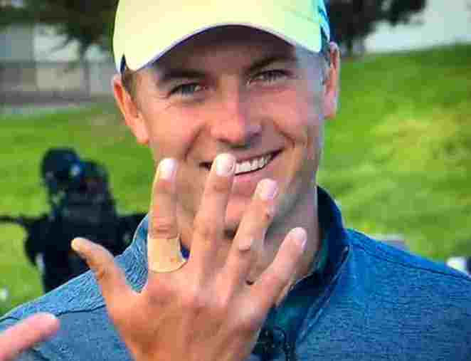 Image of Alex Noren hands
