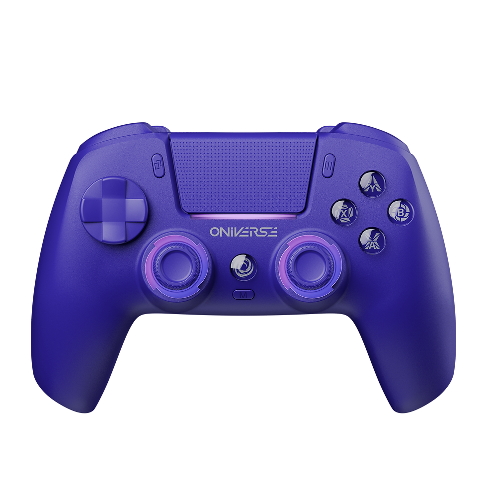 Thumbnail: Oniverse - Manette sans fil compatible PS5 Starion violette - Vue de devant