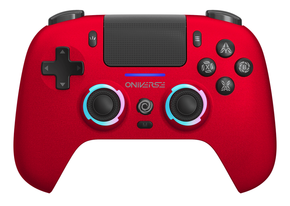 Thumbnail: Oniverse - Manette sans fil Corion PS5 rouge - Vue de face