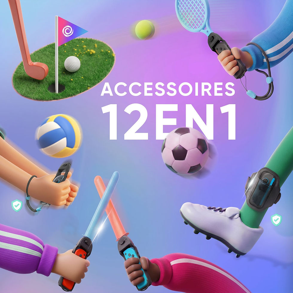 Thumbnail: Oniverse - Kit Sport 12en1 Switch 1 et 2 - 12en1