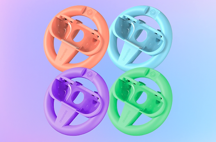 Pack of 4 racing wheels compatible with Switch™ 2
