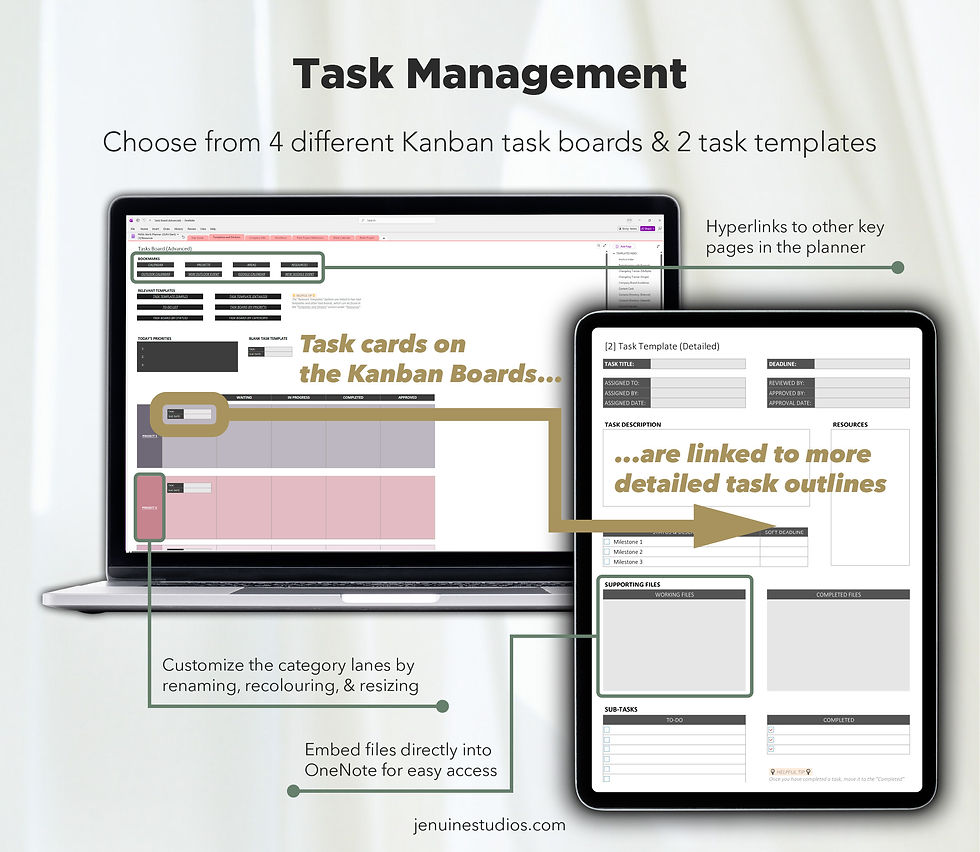 Thumbnail: PARA Work OneNote Planner 2026
