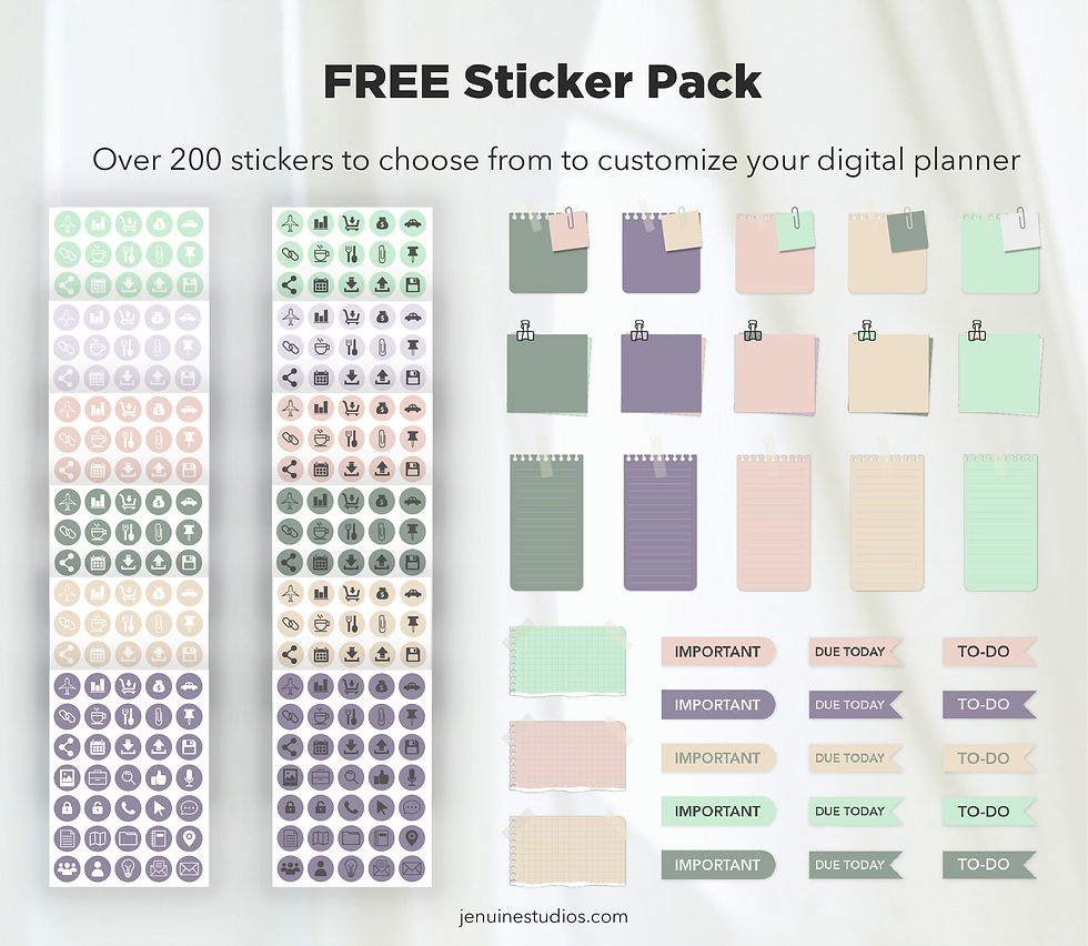 Thumbnail: Ultimate 2026-2027 OneNote Planner Bundle