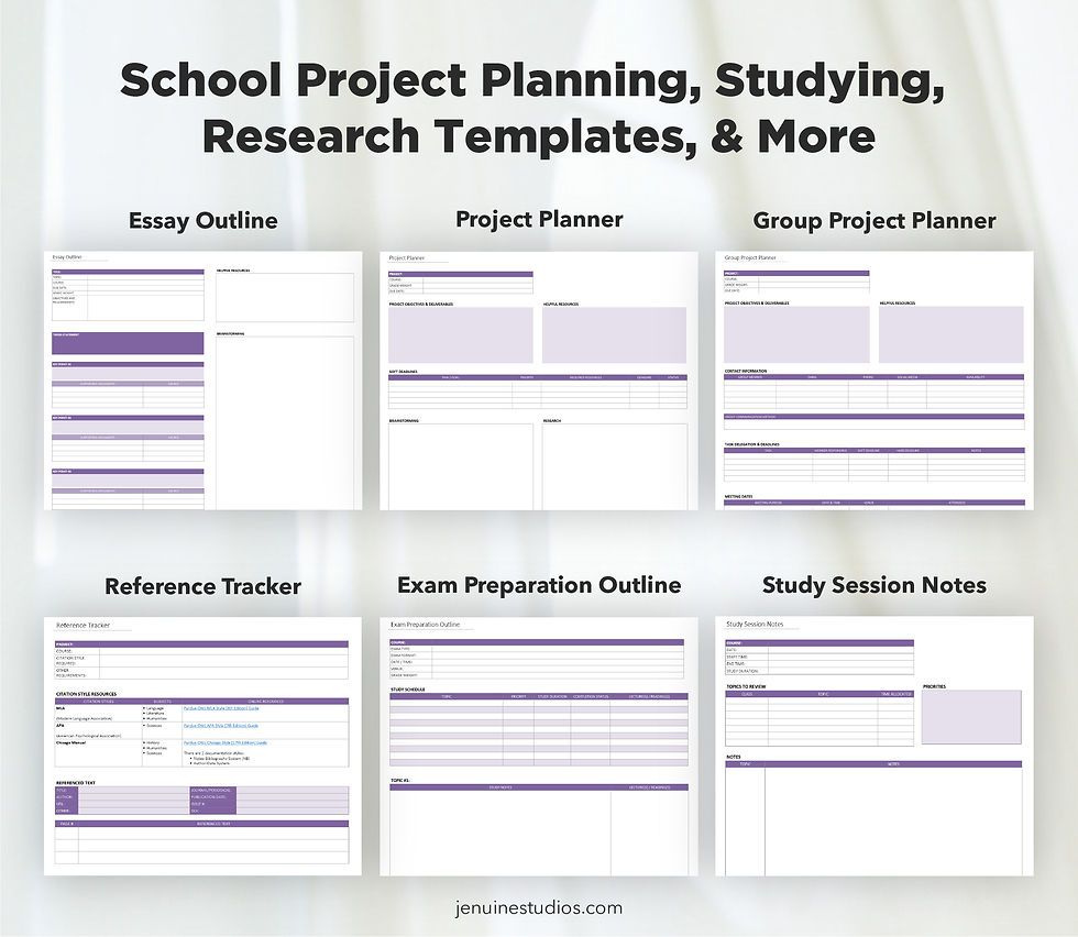 Thumbnail: Ultimate 2026-2027 OneNote Planner Bundle