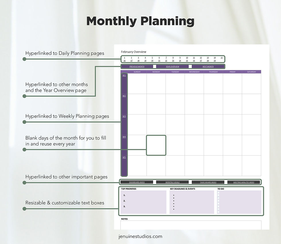 Thumbnail: Project Management OneNote Planner (Undated)