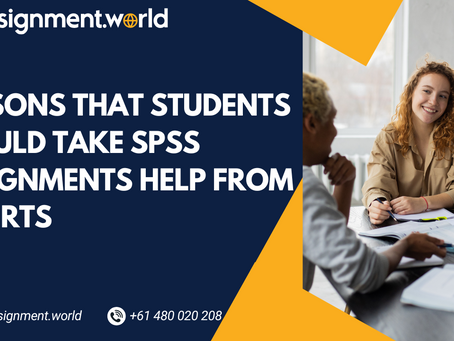 Reasons that Students Should Take Spss Assignments Help From Experts 