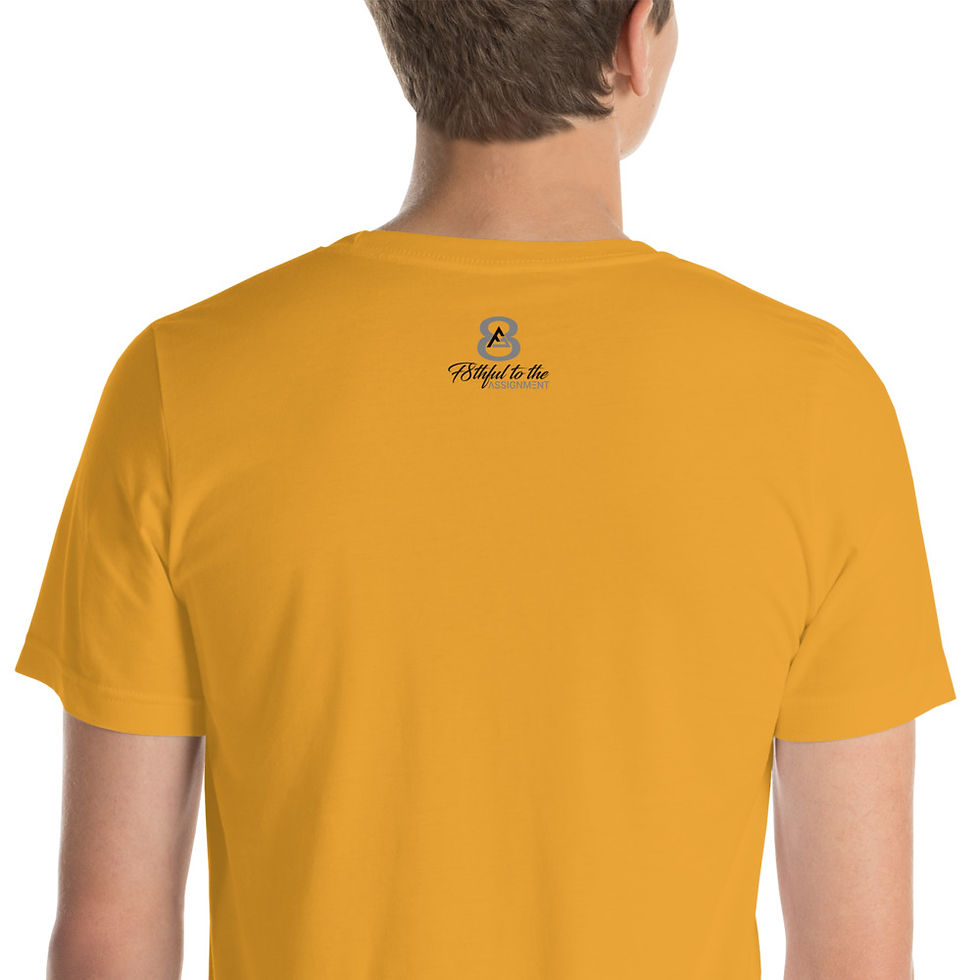 Thumbnail: Short-Sleeve BLK CHOOSE GOD Unisex T-Shirt