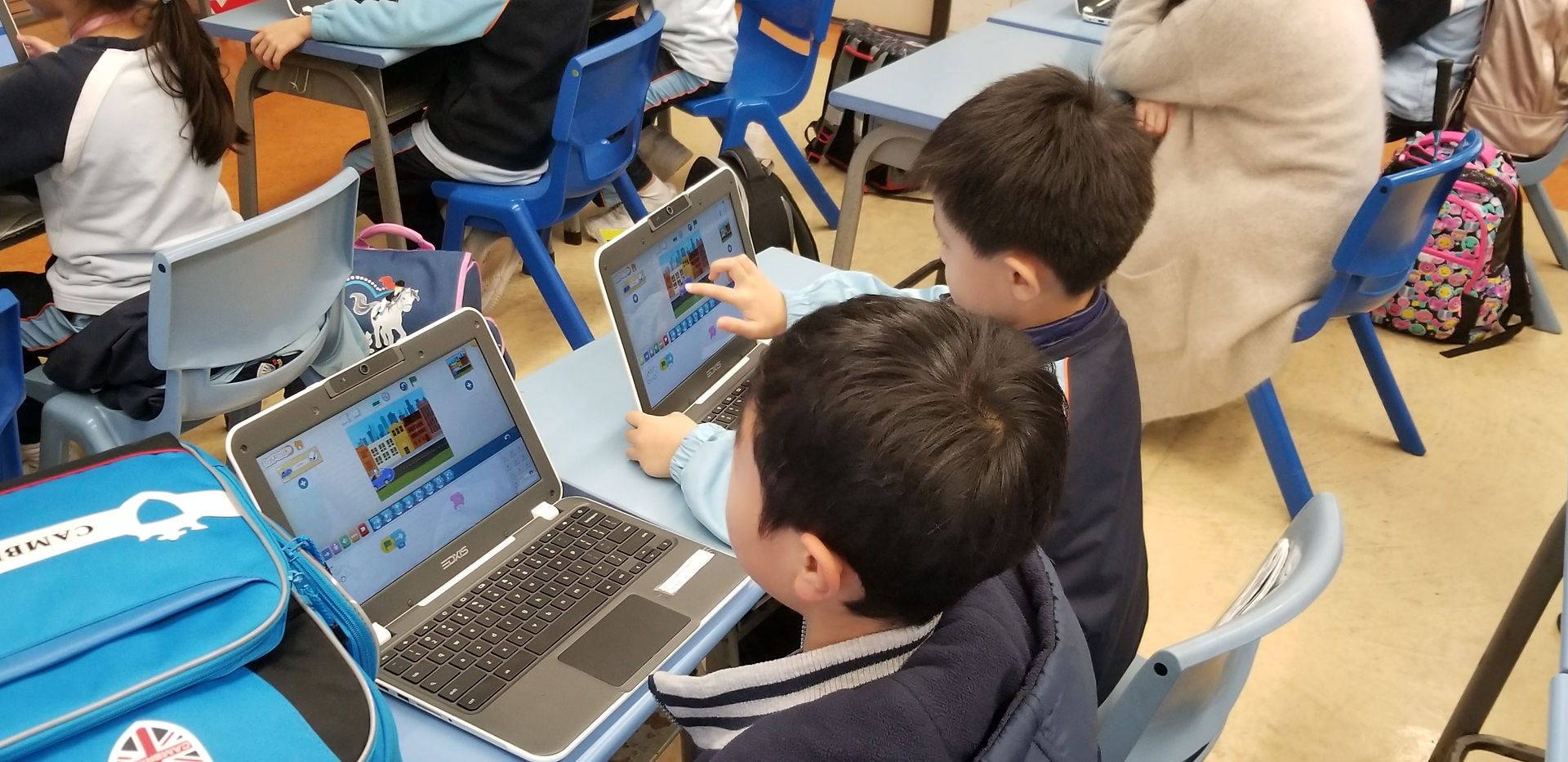 ScratchJr X 言語治療－香港浸會大學附屬學校王錦輝中小學 1