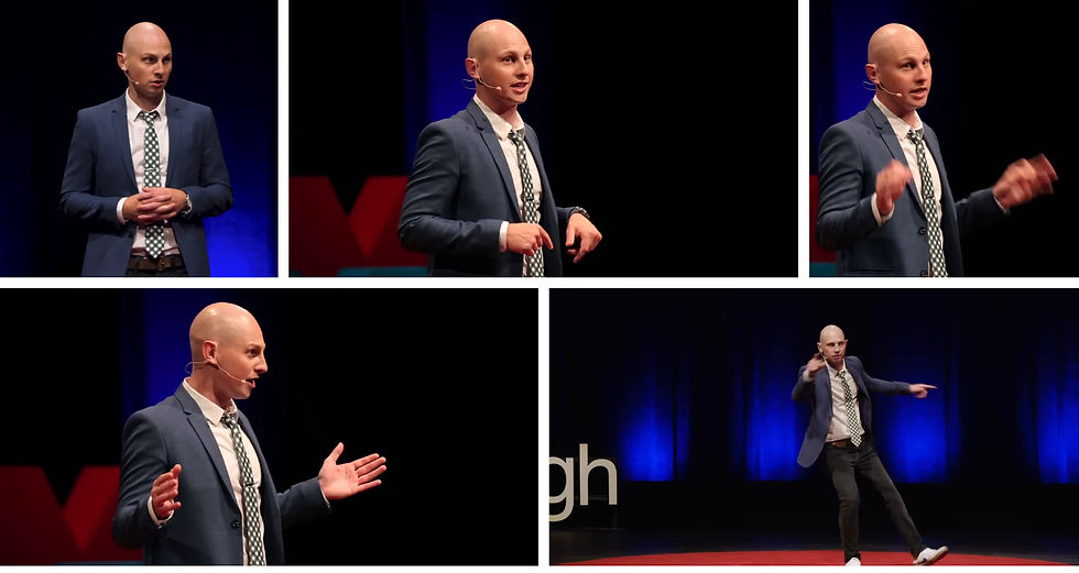 Some Extracted Frames from the Speech