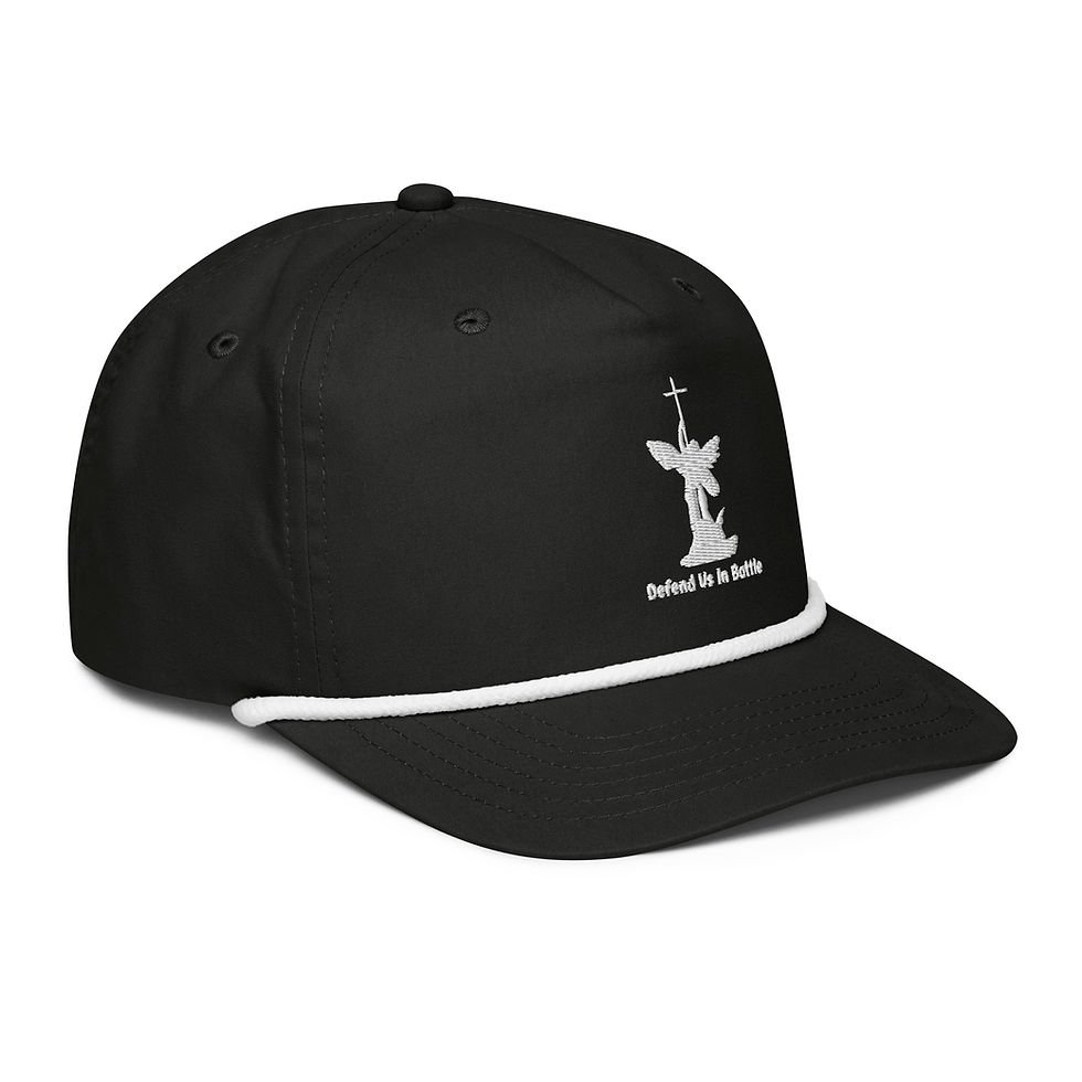 Thumbnail: St. Michael Defend Us In Battle Rope Hat