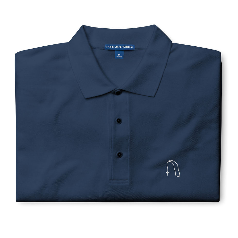 Thumbnail: Rosary Embroidered Polo Shirt