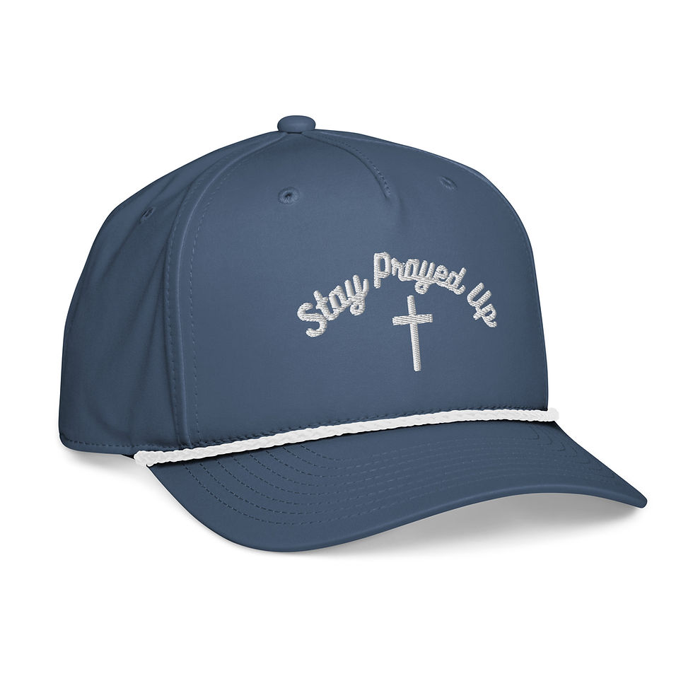 Thumbnail: "Stay Prayed Up" Rope Hat