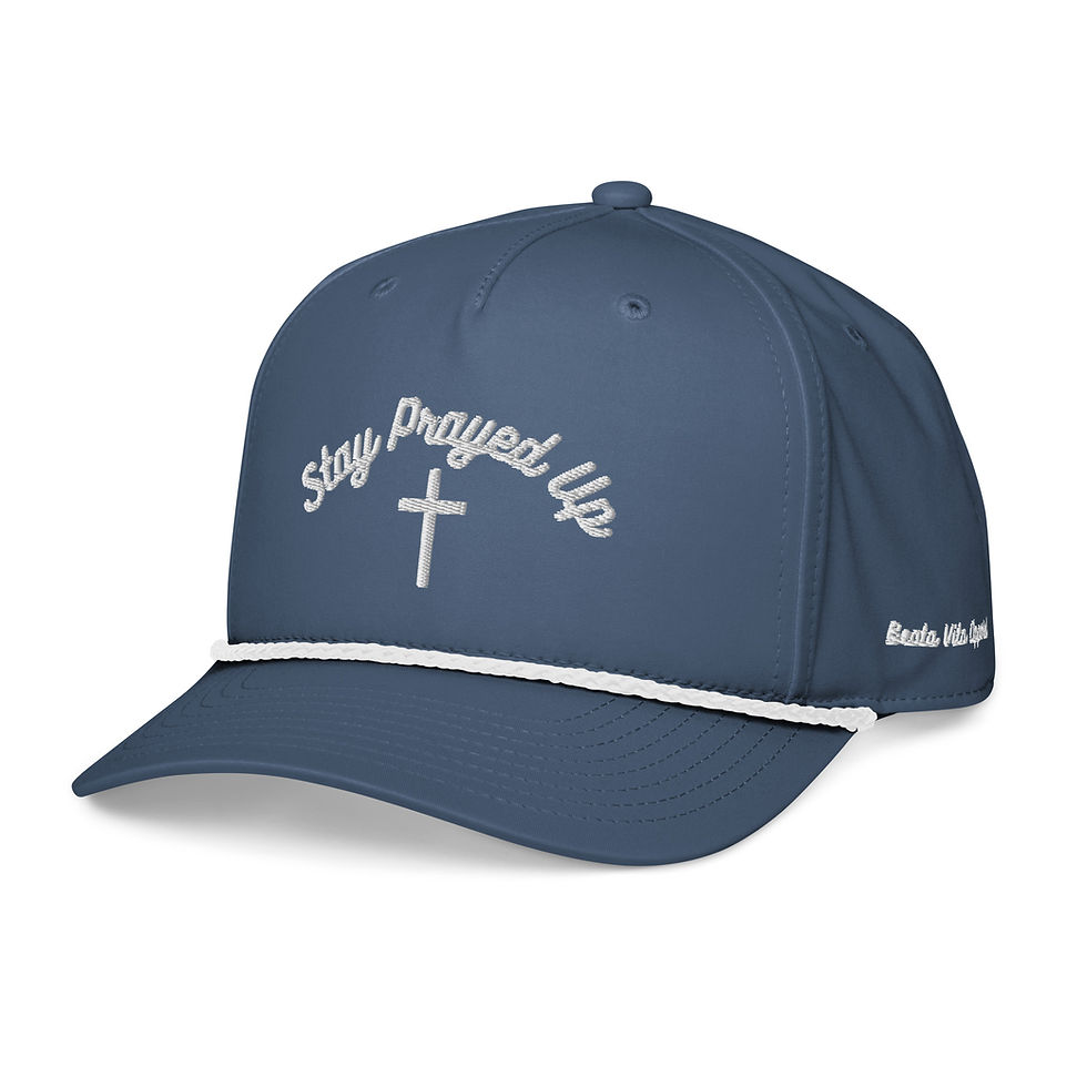 Thumbnail: "Stay Prayed Up" Rope Hat