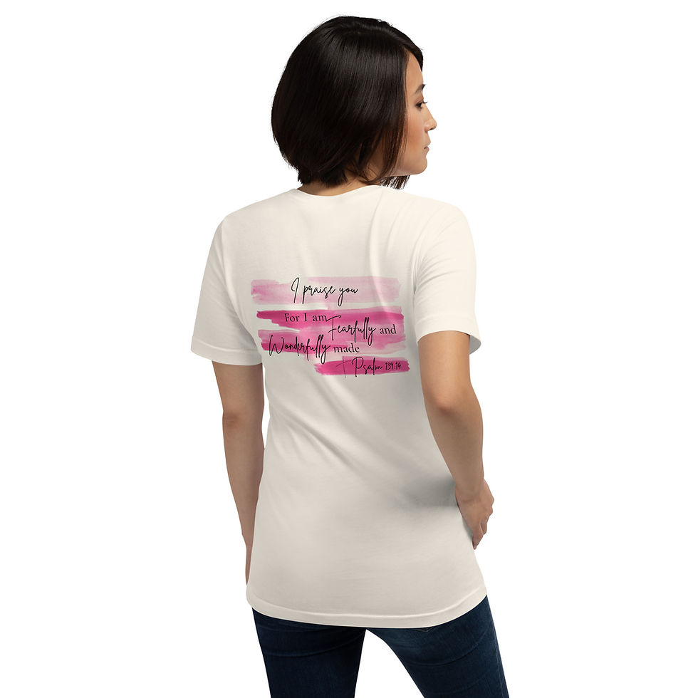 Thumbnail: Fearfully and Wonderfully Made T-Shirt (Psalm 139:14)