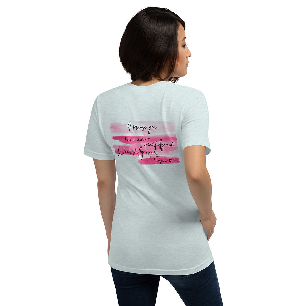Thumbnail: Fearfully and Wonderfully Made T-Shirt (Psalm 139:14)
