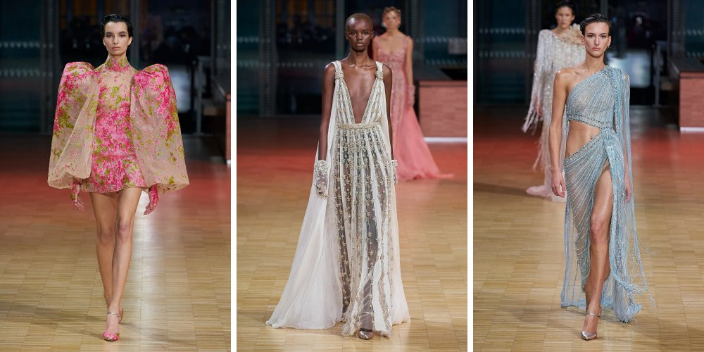 ELIE SAAB fashion week 2022 haute couture paris mode spring summer tendance mode printemps ete quoi porter cet ete les look printemps agence de communication rennes shiromilla
