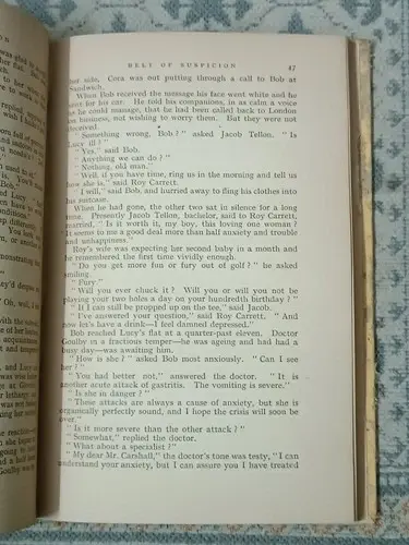 Thumbnail: INDIA PRINT THE CRIME CLUB NOVEL: BELT OF SUSPICION BY H. RUSSELL WAKEFIELD 1943