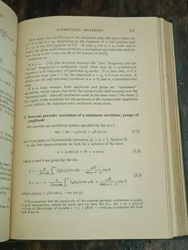 Thumbnail: NON LINEAR OSCILLATIONS BY NICHOLAS MINORSKY PRINTED IN 1969 ENGLISH, HB