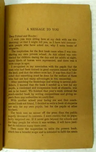 Thumbnail: INDIA RARE : GOOD MANNERS IN A NUTSHELL BY SALLY HINES 1954 BRITAIN PRINT