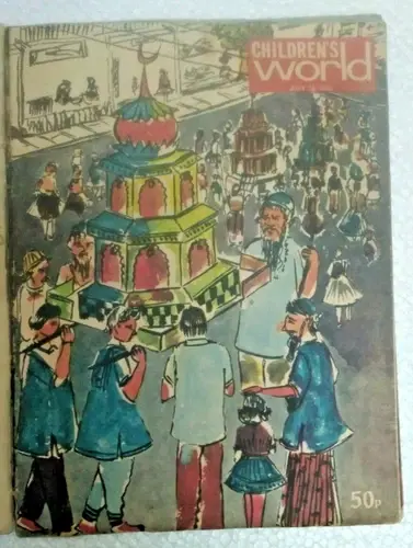 Thumbnail: INDIA RARE CHILDREN'S WORLD WEEKLY MAGAZINE 1970 EDITOR SHANKAR  3 IN 1 LOT