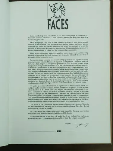Thumbnail: INDIA RARE THE TIMES OF INDIA: FACES BY R.K. LAXMAN A COLLECTION OF DRAWINGS HB