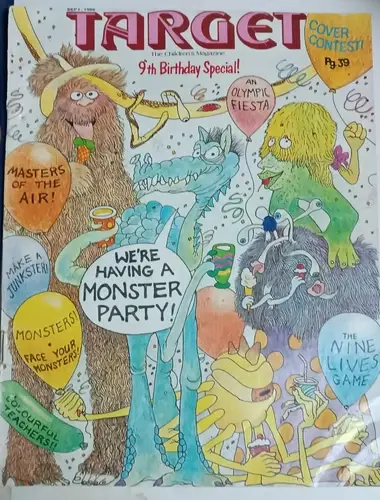 Thumbnail: INDIA VINTAGE CHILDREN'S MAGAZINE TARGET 1988 ARTICLES, STORIES, COMI SET OF 4