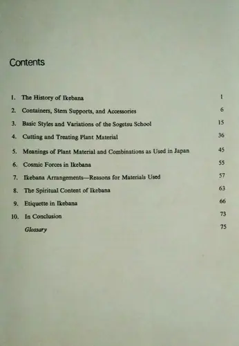 Thumbnail: JAPANESE FLOWER ART: IKEBANA BY DEVIKA TRIVEDI 1976 PRINTED IN INDIA ILLUSTRATED