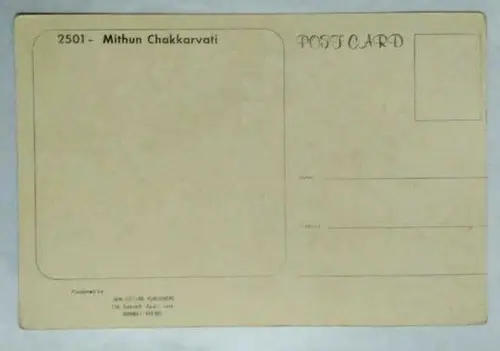Thumbnail: INDIA PICTURE POSTCARD MITHUN CHAKRABORTY  ORIGINAL  ACTOR BOLLYWOOD 5 IN 1 LOT
