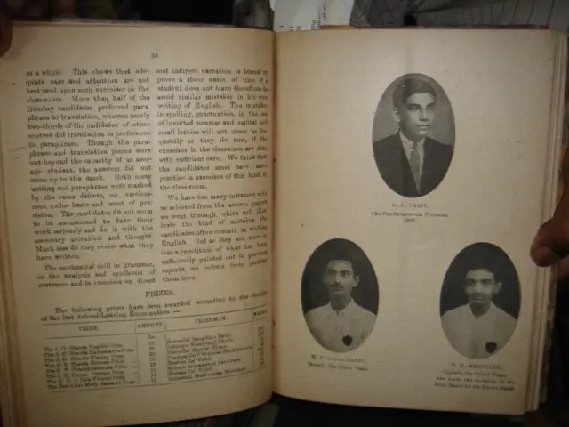 Thumbnail: INDIA RARE MAGAZINE : THE BHARDA NEW HIGH SCHOOL QUARTERLY 1927 - 4 IN 1 LOT