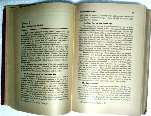 Thumbnail: INDIA VINTAGE : EVOLUTION OF INDIAN CULTURE BY B.N LUNIYA  1970 HB