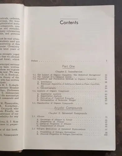 Thumbnail: FUNDAMENTALS OF ORGANIC CHEMISTRY BY A.N. NESMEYANOV MIR PUBLISHER MOSCOW 1976
