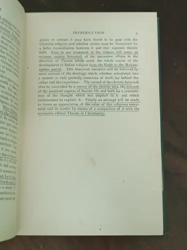 Thumbnail: Indian Theism from the Vedic to the Muhammadan Period Macnicol, Nicol PRINT 1915