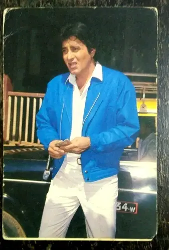 Thumbnail: INDIA FILM PICTURE POSTCARD VINOD KHANNA BOLLYWOOD ACTOR SET OF 5 CARDS *