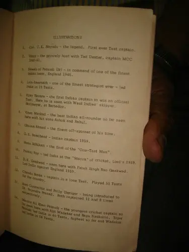 Thumbnail: CRICKET - PORTRAIT OF INDIAN CAPTAINS DR. NAROTTAM PURI 1975 P 193 ILLUSTRATED