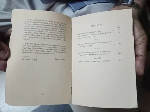 Thumbnail: TO A GANDHIAN CAPITALIST 1951 Correspondence between mahatma Gandhi & J. BAJAJ