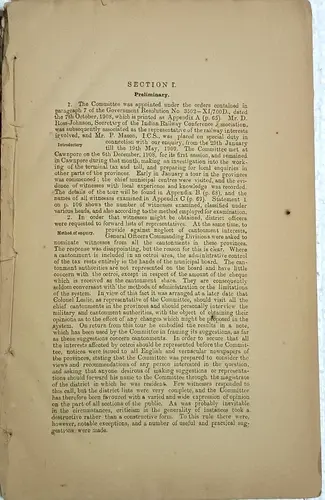 Thumbnail: REPORT OF THE MUNCIPAL TAXATION COMMITTEE UNITED PROVINCES 1908-09 ALLAHABAD