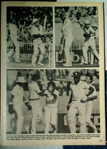 Thumbnail: INDIA RARE THE SPORTSTAR MAGAZINE 13 DEC 1986  WINDIES , CRICKET , TENNIS
