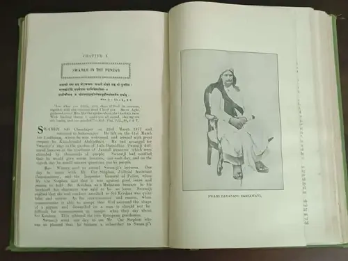 Thumbnail: VINTAGE BOOK: LIFE OF DAYANAND SARASWATI BY HAR BILAS SARDA 1946 PAGES 622 HB