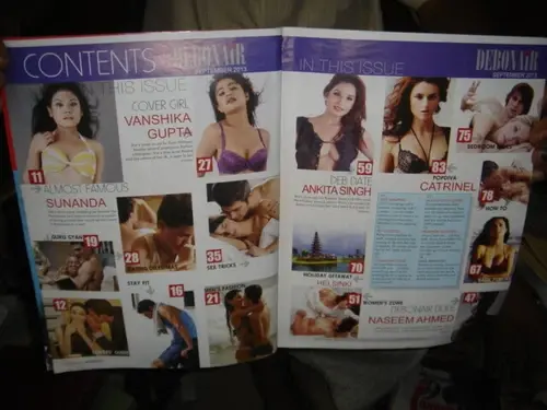 Thumbnail: INDIA - DEBONAIRE MAGAZINE [ 6 ] , FHM [ 1 ] -     2013   - 7  IN 1 LOT
