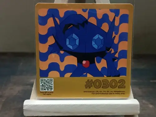 Thumbnail: INDIA PRINT OREO BISCUITS POKEMON CARDS SET OF 4 ROWLET, SABLEYE, SANDSHREW, GRO