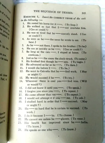 Thumbnail: INDIA VINTAGE : ELEMENTARY GRAMMAR ON MODERN LINES BY P.C WREN 1930